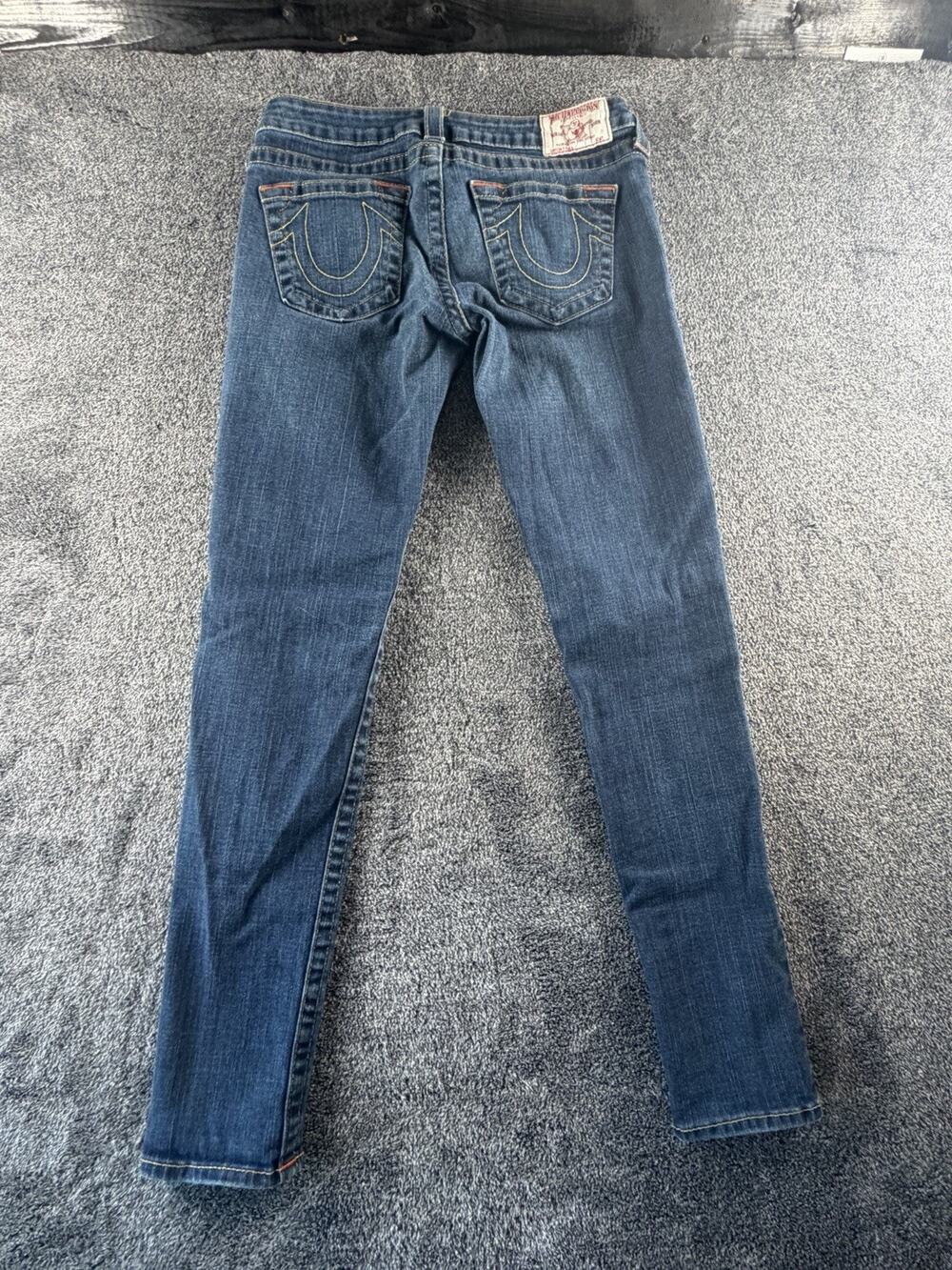 True Religion Made in USA Super T Skinny Jeans Womens 29